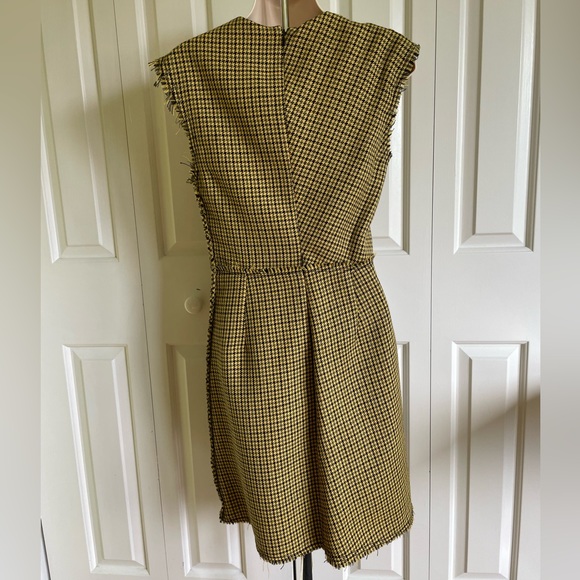 3.1 PHILLIP LIM Yellow Wool Sleeveless Dress 2 NWT - Picture 3 of 6
